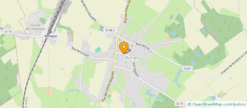 localisation de l'entreprise FOYER LOISIRS ET CULTURE  BUSIGNY