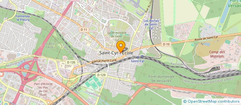 localisation de l'entreprise FOYER LYCEE MILITAIRE ST CYR à SAINT-CYR-L'ECOLE