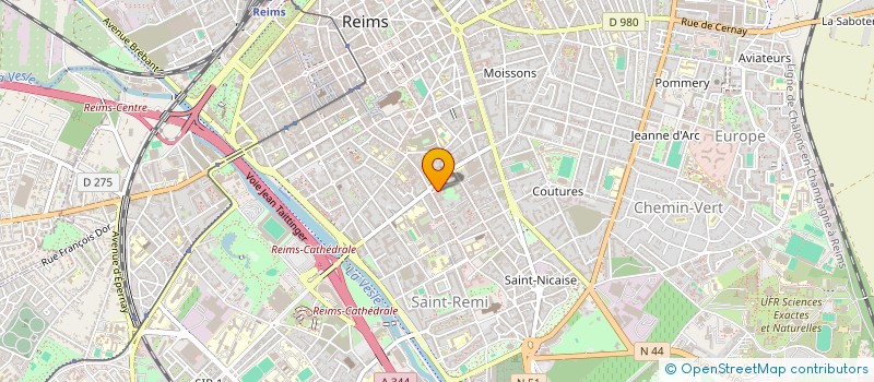 localisation de l'entreprise FOYER NICOLAS ROLAND à REIMS