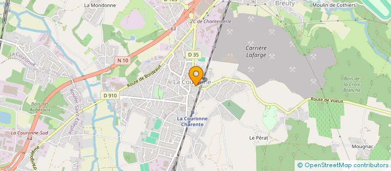 localisation de l'entreprise FOYER NOTRE DAME à LA COURONNE