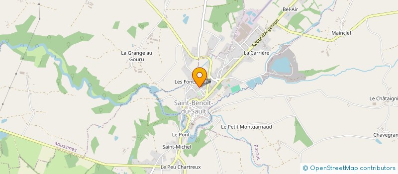 localisation de l'entreprise FOYER OCCUPATIONEL à SAINT-BENOIT-DU-SAULT