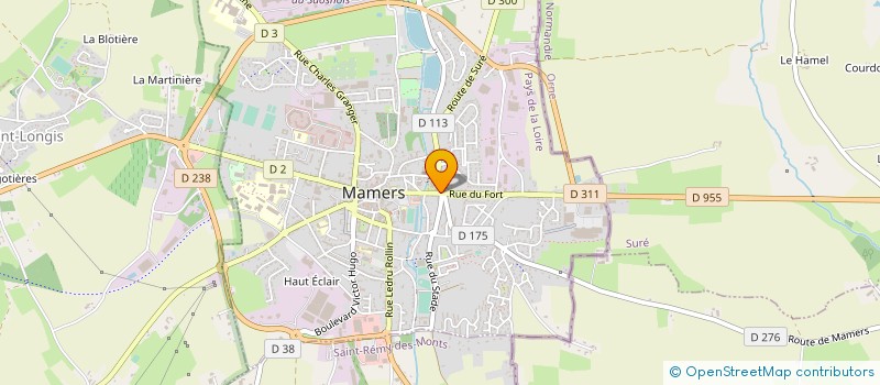 localisation de l'entreprise FOYER OCCUPATIONNEL à MAMERS