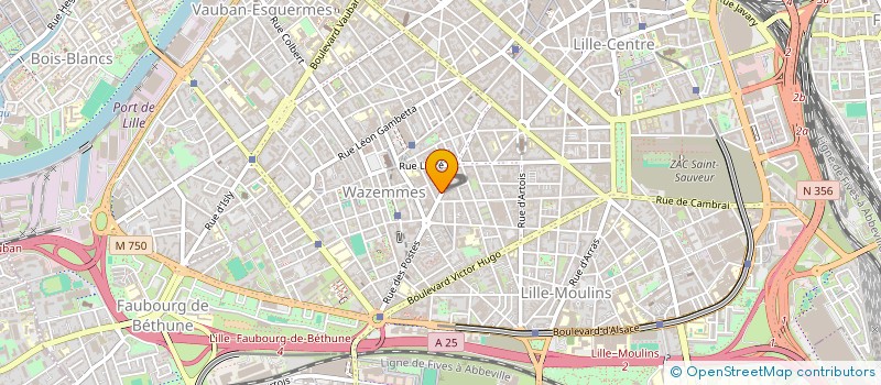localisation de l'entreprise FOYER OEUVRES DES SOURDS NORD à LILLE
