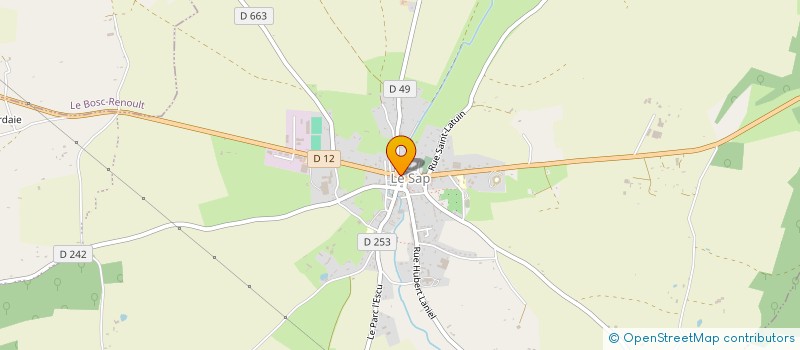 localisation de l'entreprise FOYER PAROISSIAL à LA FERTE-EN-OUCHE