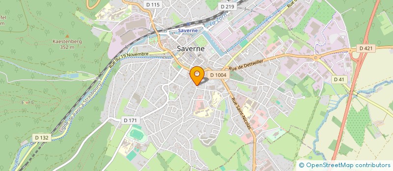 localisation de l'entreprise FOYER PAROISSIAL ST JOSEPH  SAVERNE