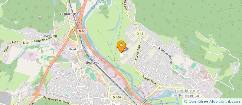 localisation de l'entreprise FOYER PERSONNES AGEES RETRAITE  SAINT-ETIENNE-LES-REMIREMONT