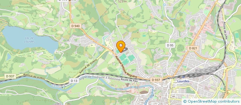 localisation de l'entreprise FOYER POUR TOUS LEO LAGANGE LANNEDARRE  LOURDES