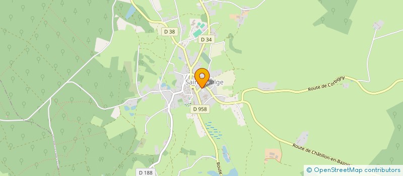 localisation de l'entreprise FOYER RESIDENCE LE CLOS  SAINT-SAULGE