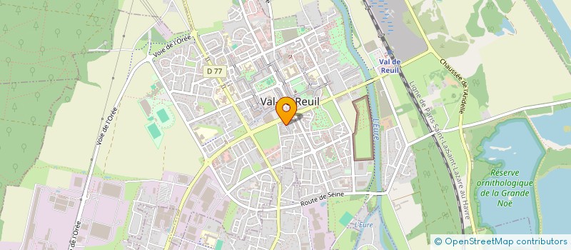 localisation de l'entreprise FOYER RESIDENCE PERSONNES AGEES ESPAGES  VAL-DE-REUIL