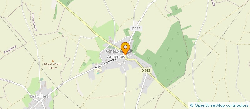localisation de l'entreprise FOYER RURAL à ACHEUX-EN-AMIENOIS