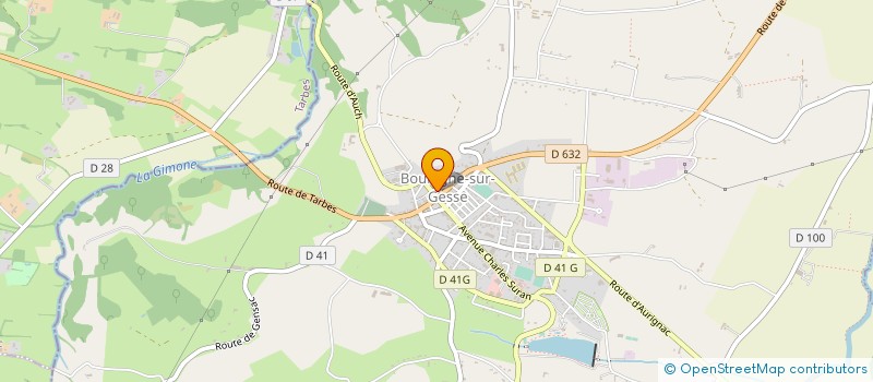 localisation de l'entreprise FOYER RURAL à GENSAC-DE-BOULOGNE