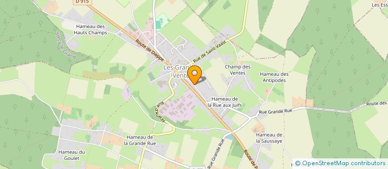 localisation de l'entreprise FOYER RURAL à LES GRANDES-VENTES