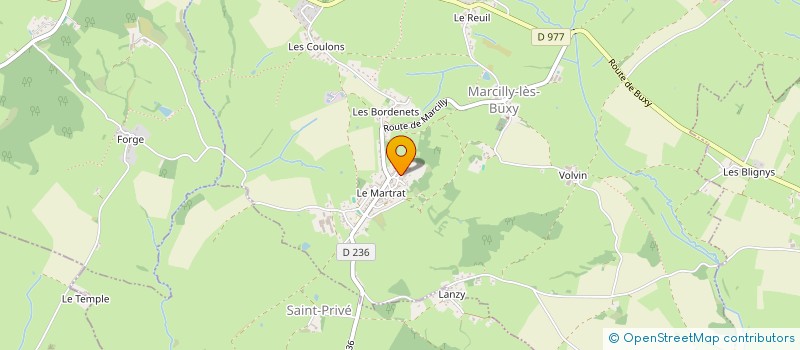 localisation de l'entreprise FOYER RURAL  MESSEY-SUR-GROSNE