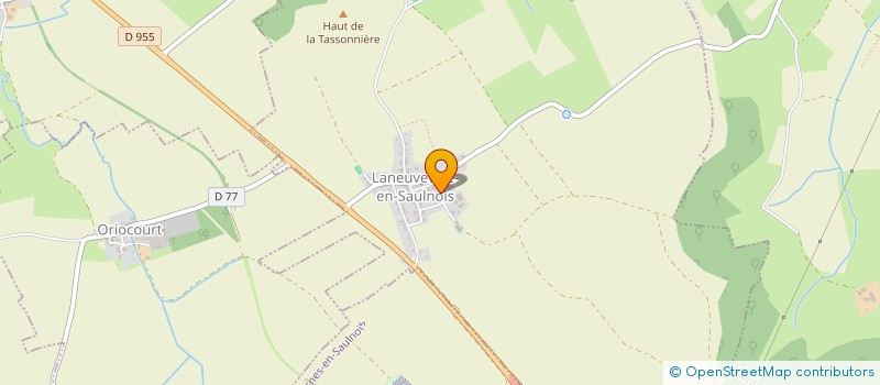 localisation de l'entreprise FOYER RURAL  LANEUVEVILLE-EN-SAULNOIS