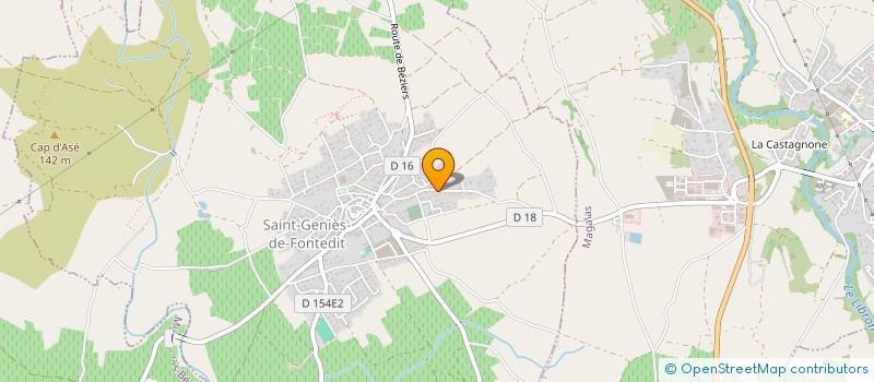 localisation de l'entreprise FOYER RURAL à SAINT-GENIES-DE-FONTEDIT