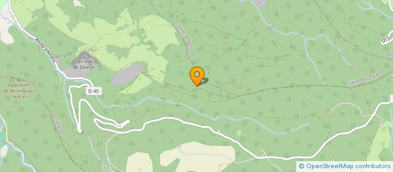 localisation de l'entreprise FOYER RURAL  SOREZE