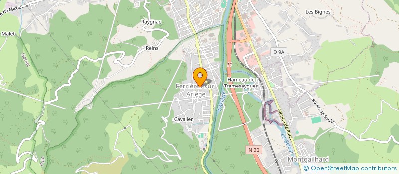 localisation de l'entreprise FOYER RURAL à LOUBIERES