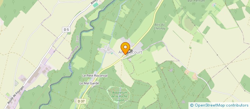 localisation de l'entreprise FOYER RURAL  AMENUCOURT