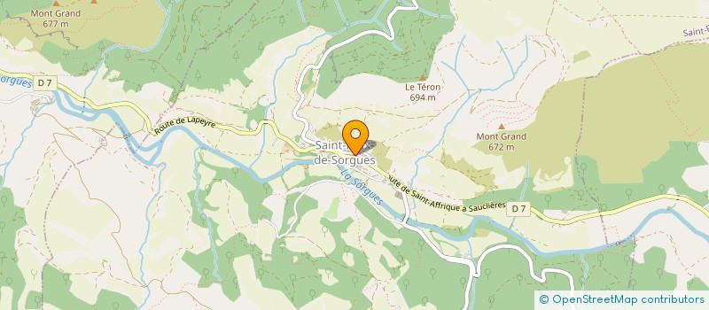 localisation de l'entreprise FOYER RURAL  SAINT-FELIX-DE-SORGUES