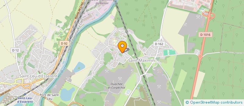 localisation de l'entreprise FOYER RURAL  SAINT-MAXIMIN