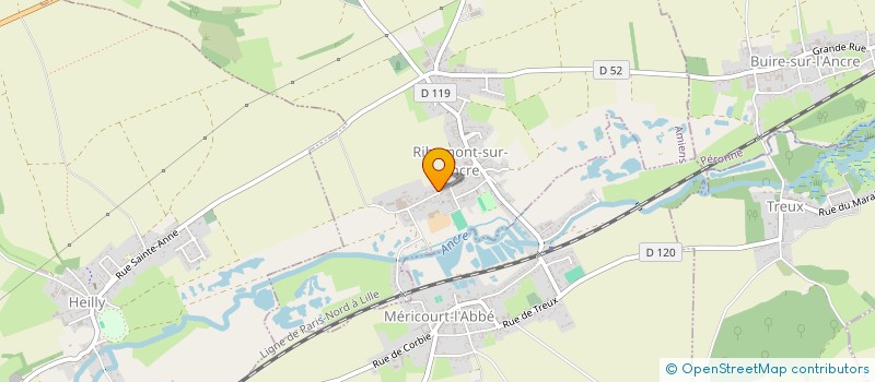 localisation de l'entreprise FOYER RURAL  RIBEMONT-SUR-ANCRE