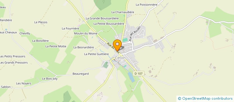 localisation de l'entreprise FOYER RURAL à CETON