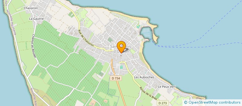 localisation de l'entreprise FOYER RURAL  SAINT-DENIS-D'OLERON