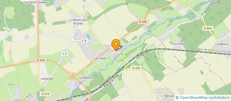 localisation de l'entreprise FOYER RURAL à SAINT-SULPICE-SUR-RISLE