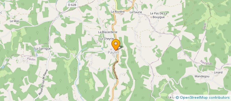 localisation de l'entreprise FOYER RURAL ARCHIGNAC  ARCHIGNAC