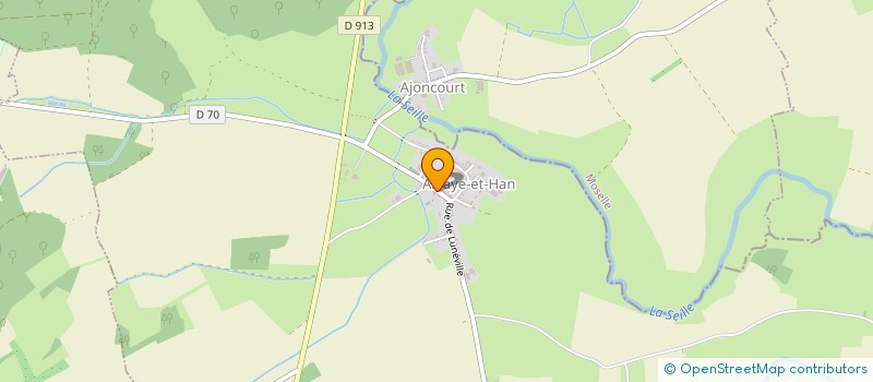localisation de l'entreprise FOYER RURAL ARRAYE ET HAN ET AJONCOURT  ARRAYE-ET-HAN