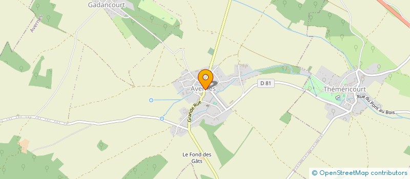 localisation de l'entreprise FOYER RURAL CENTRE CULTUREL ET SPORTIF D'AVERNES  AVERNES