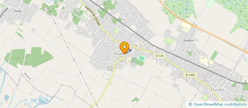 localisation de l'entreprise FOYER RURAL D'ARVERT  ARVERT