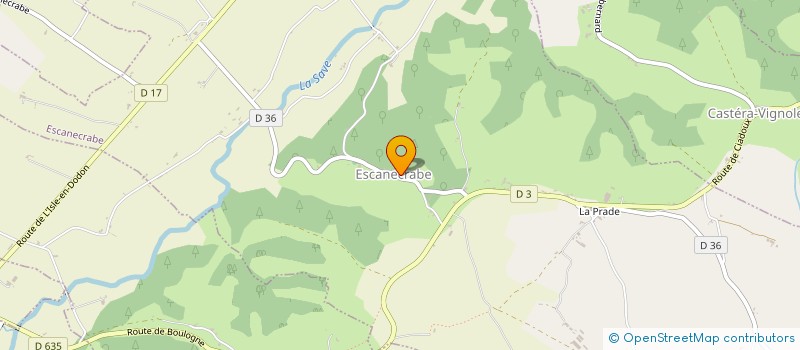 localisation de l'entreprise FOYER RURAL D'ESCANECRABE à ESCANECRABE