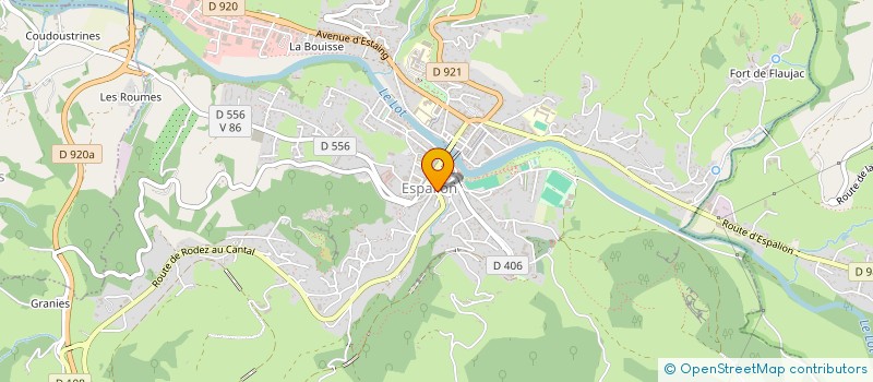 localisation de l'entreprise FOYER RURAL D ESPALION  ESPALION