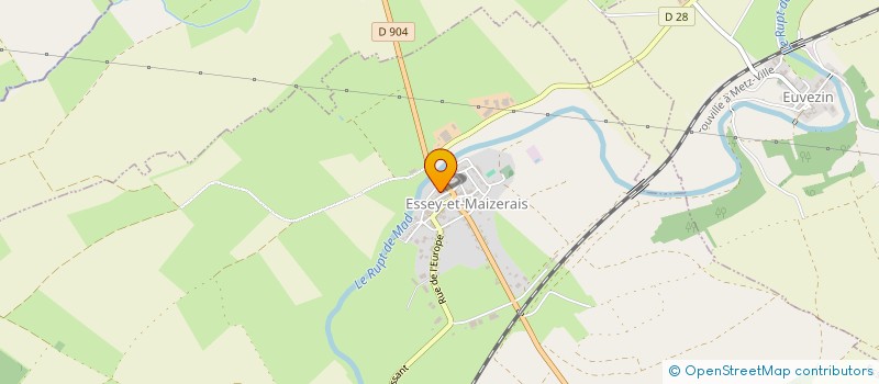 localisation de l'entreprise FOYER RURAL D'ESSEY ET MAIZERAIS  ESSEY-ET-MAIZERAIS