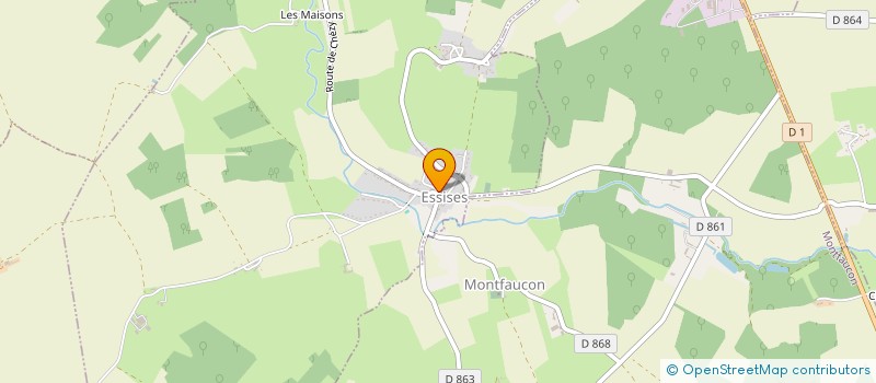 localisation de l'entreprise FOYER RURAL D'ESSISES  ESSISES