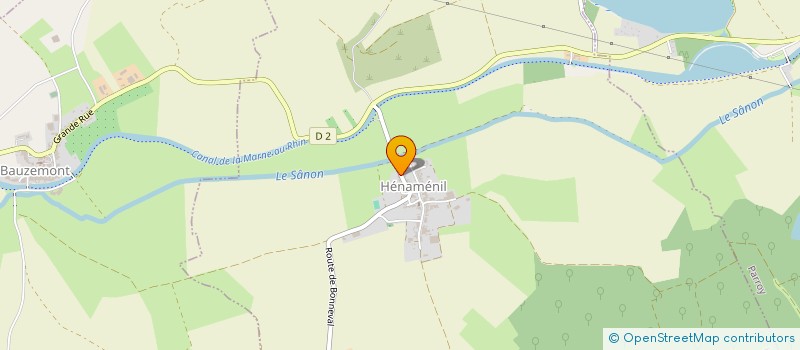 localisation de l'entreprise FOYER RURAL D'HENAMENIL  HENAMENIL