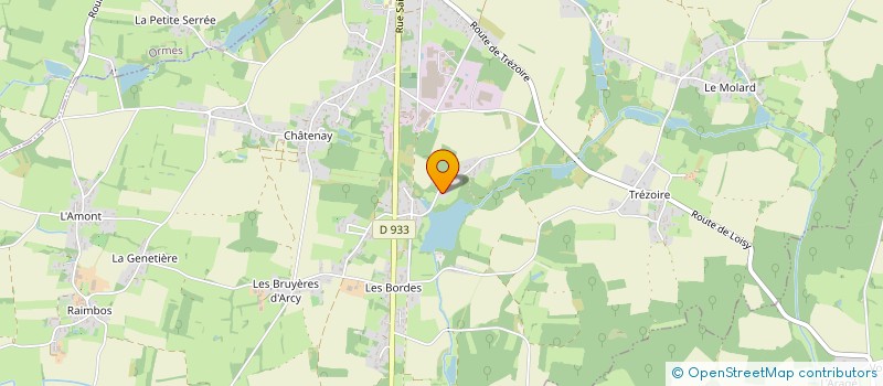 localisation de l'entreprise FOYER RURAL D HUILLY  HUILLY-SUR-SEILLE