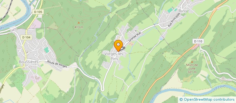 localisation de l'entreprise FOYER RURAL D'OSSELLE AURICELLA 2086  OSSELLE-ROUTELLE