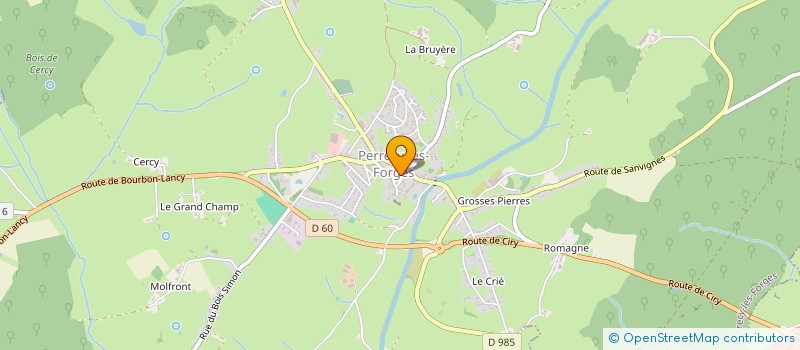 localisation de l'entreprise FOYER RURAL D'OUDRY  OUDRY