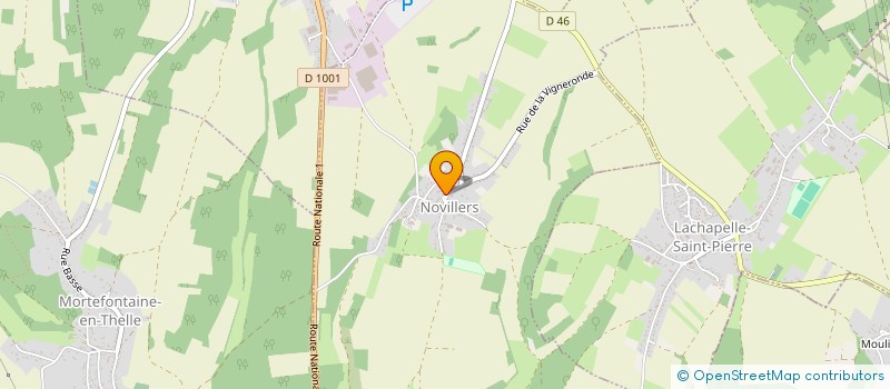 localisation de l'entreprise FOYER RURAL D'ULLY ST GEORGES  ULLY-SAINT-GEORGES