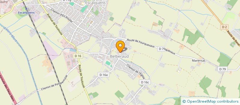 localisation de l'entreprise FOYER RURAL DE BELBERAUD  BELBERAUD