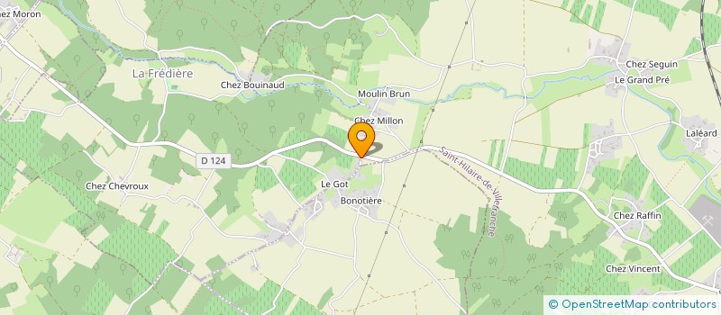 localisation de l'entreprise FOYER RURAL DE BURIE  BURIE