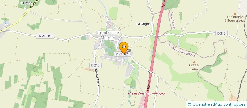 localisation de l'entreprise FOYER RURAL DE DOEUIL SUR LE MIGNON  DUIL-SUR-LE-MIGNON