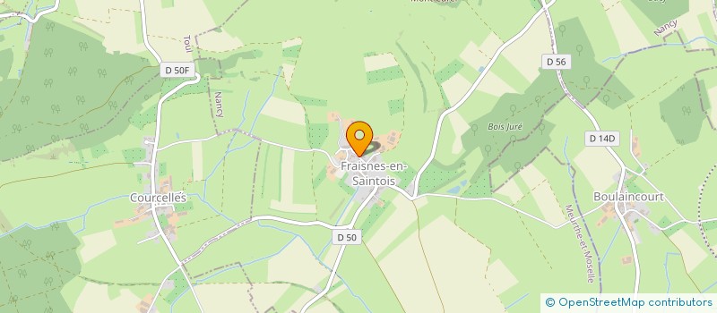 localisation de l'entreprise FOYER RURAL DE FRAISNES-EN-SAINTOIS  FRAISNES-EN-SAINTOIS