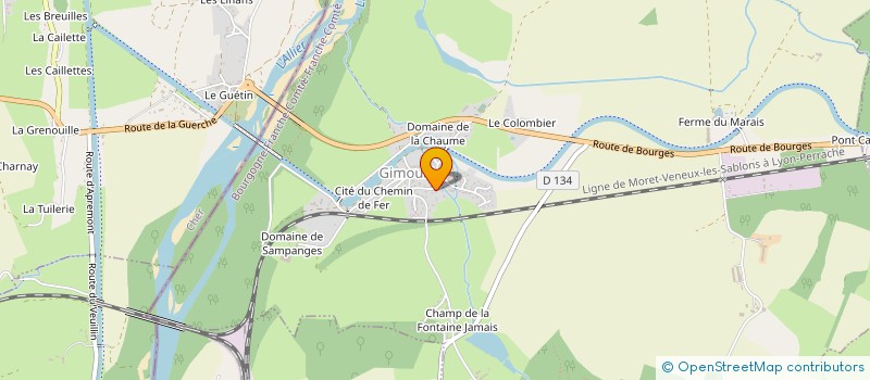 localisation de l'entreprise FOYER RURAL DE GIMOUILLE à GIMOUILLE