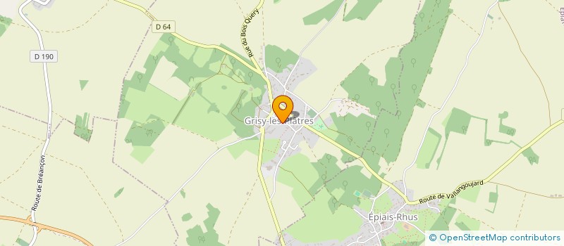 localisation de l'entreprise FOYER RURAL DE GRISY LES PLATRES  GRISY-LES-PLATRES