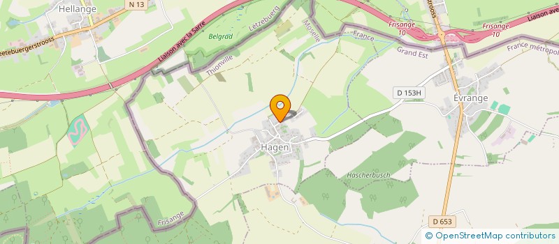 localisation de l'entreprise FOYER RURAL DE HAGEN  HAGEN