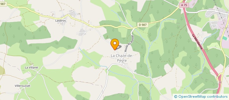 localisation de l'entreprise FOYER RURAL DE JAVOLS à PEYRE EN AUBRAC