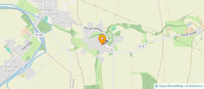 localisation de l'entreprise FOYER RURAL DE JEUNES  LESDAIN